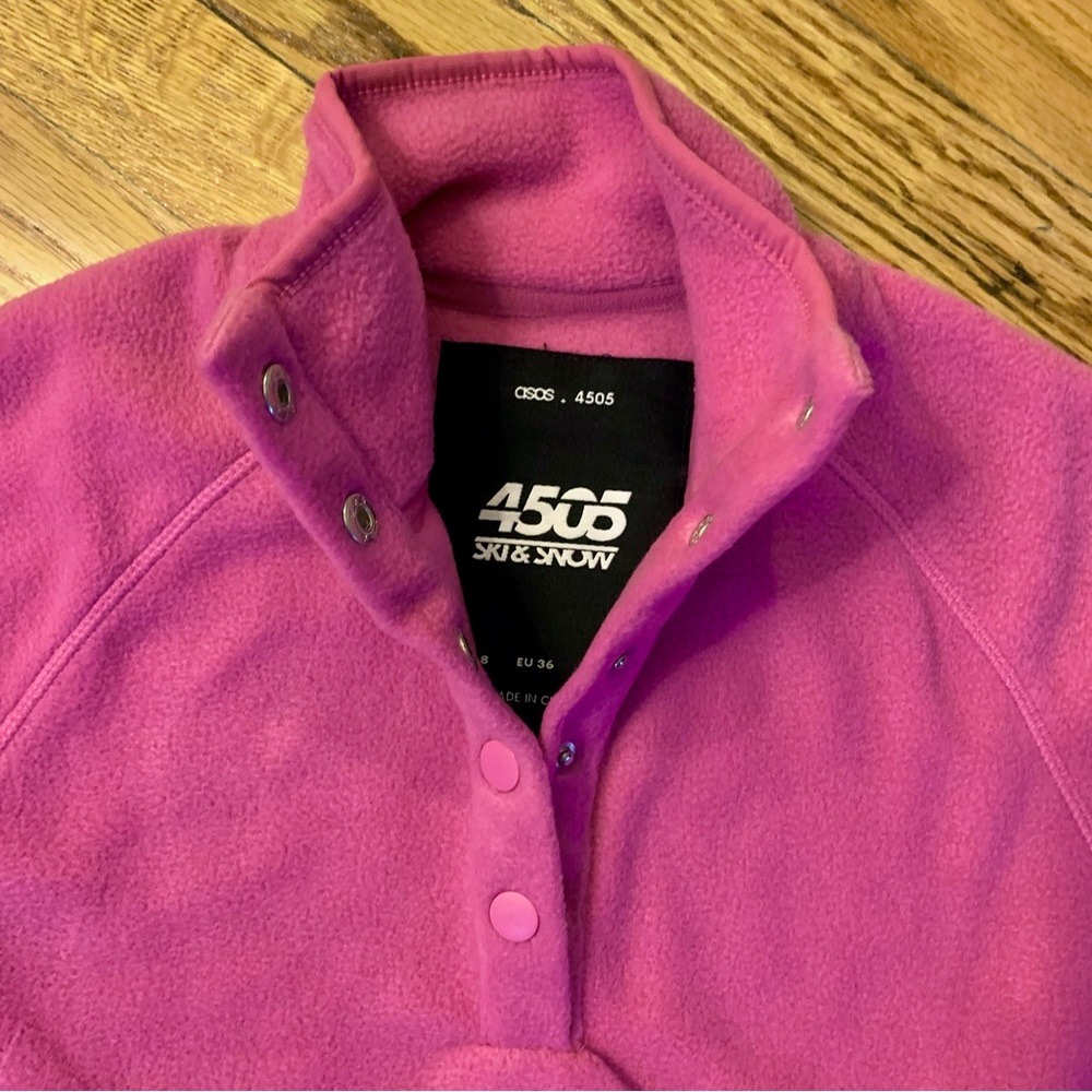 NEW Pink ASOS fleece sweatshirt